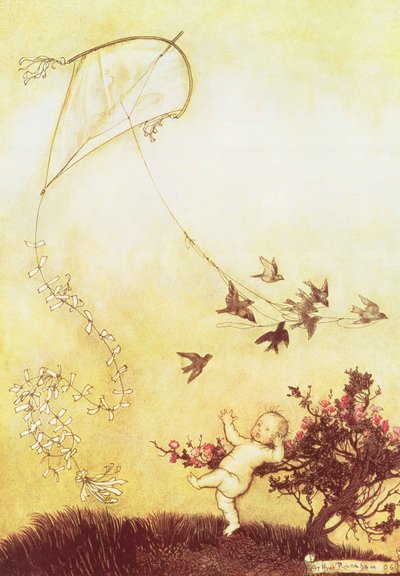 Cerf-volant dans les jardins de Kensington de 